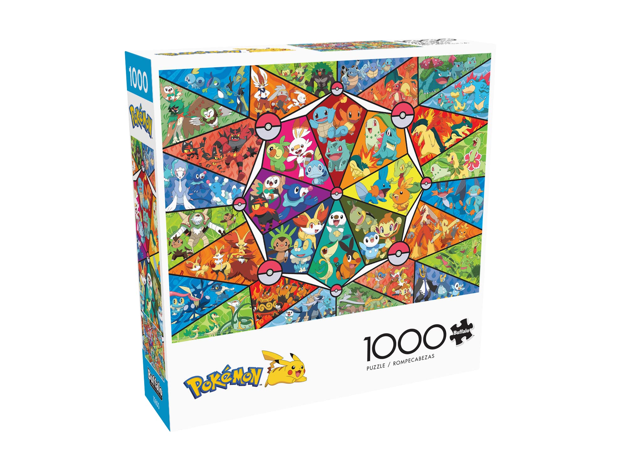 Foto 4 pulgar | Rompecabezas Buffalo Games Pokémon Stained Glass 1000 Piezas - Venta Internacional.