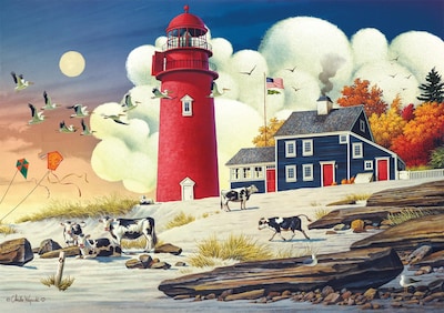 Foto 1 | Rompecabezas Buffalo Games Charles Wysocki Beach Bums, 300 Piezas - Venta Internacional.