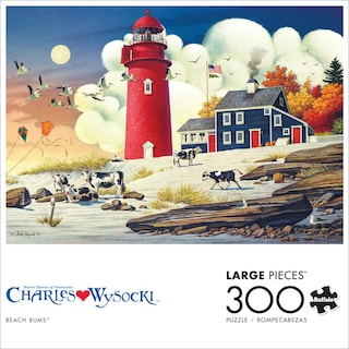 Foto 2 | Rompecabezas Buffalo Games Charles Wysocki Beach Bums, 300 Piezas - Venta Internacional.