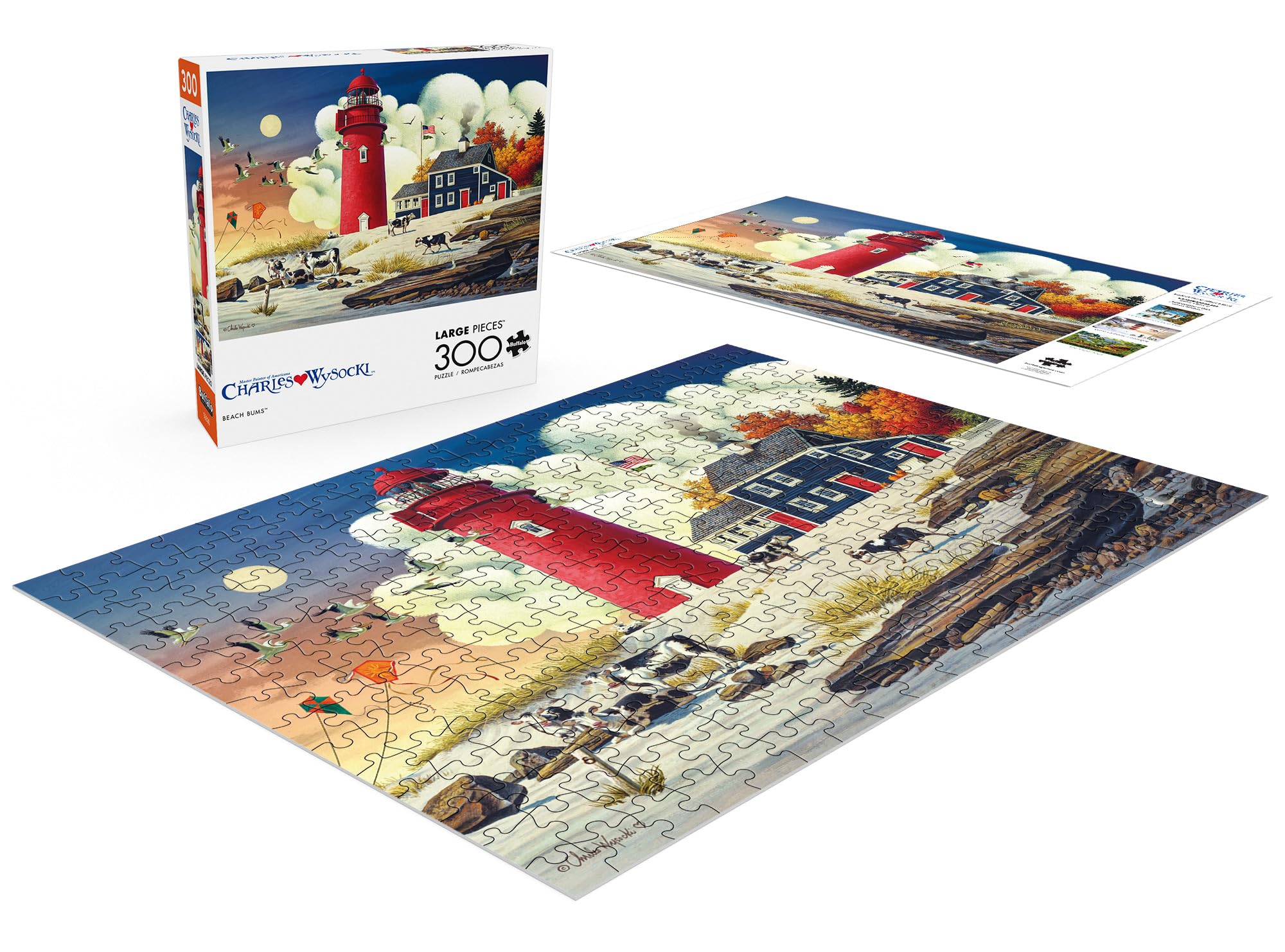 Foto 5 pulgar | Rompecabezas Buffalo Games Charles Wysocki Beach Bums, 300 Piezas - Venta Internacional.
