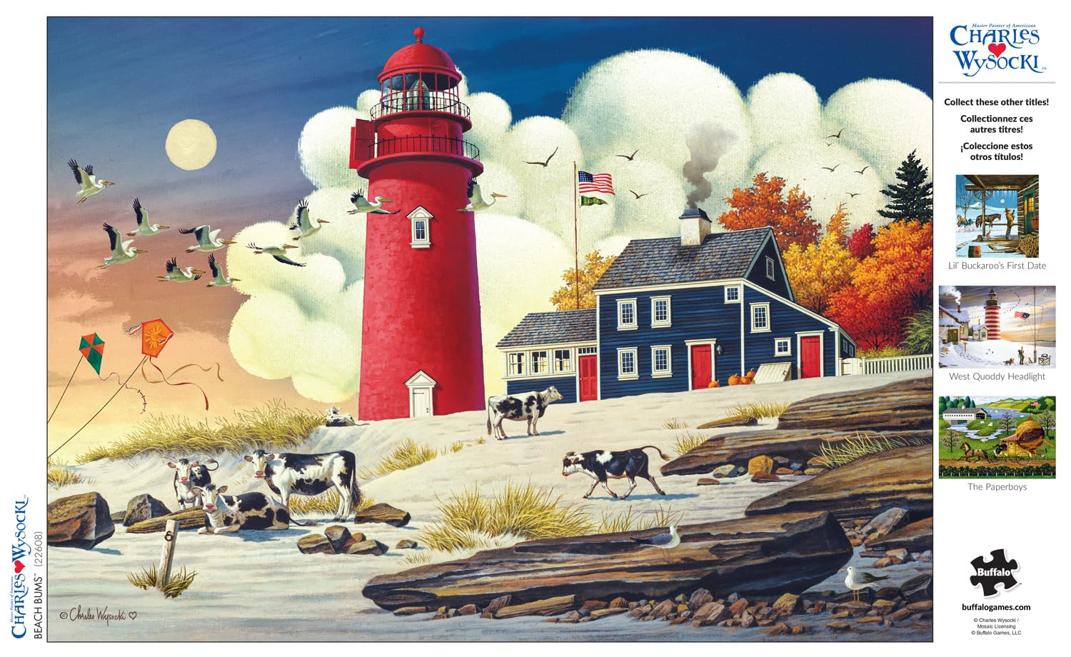 Foto 6 pulgar | Rompecabezas Buffalo Games Charles Wysocki Beach Bums, 300 Piezas - Venta Internacional.