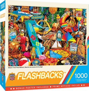 Foto 1 | Rompecabezas Masterpieces Beach Time Flea Market 1000 Piezas - Venta Internacional.