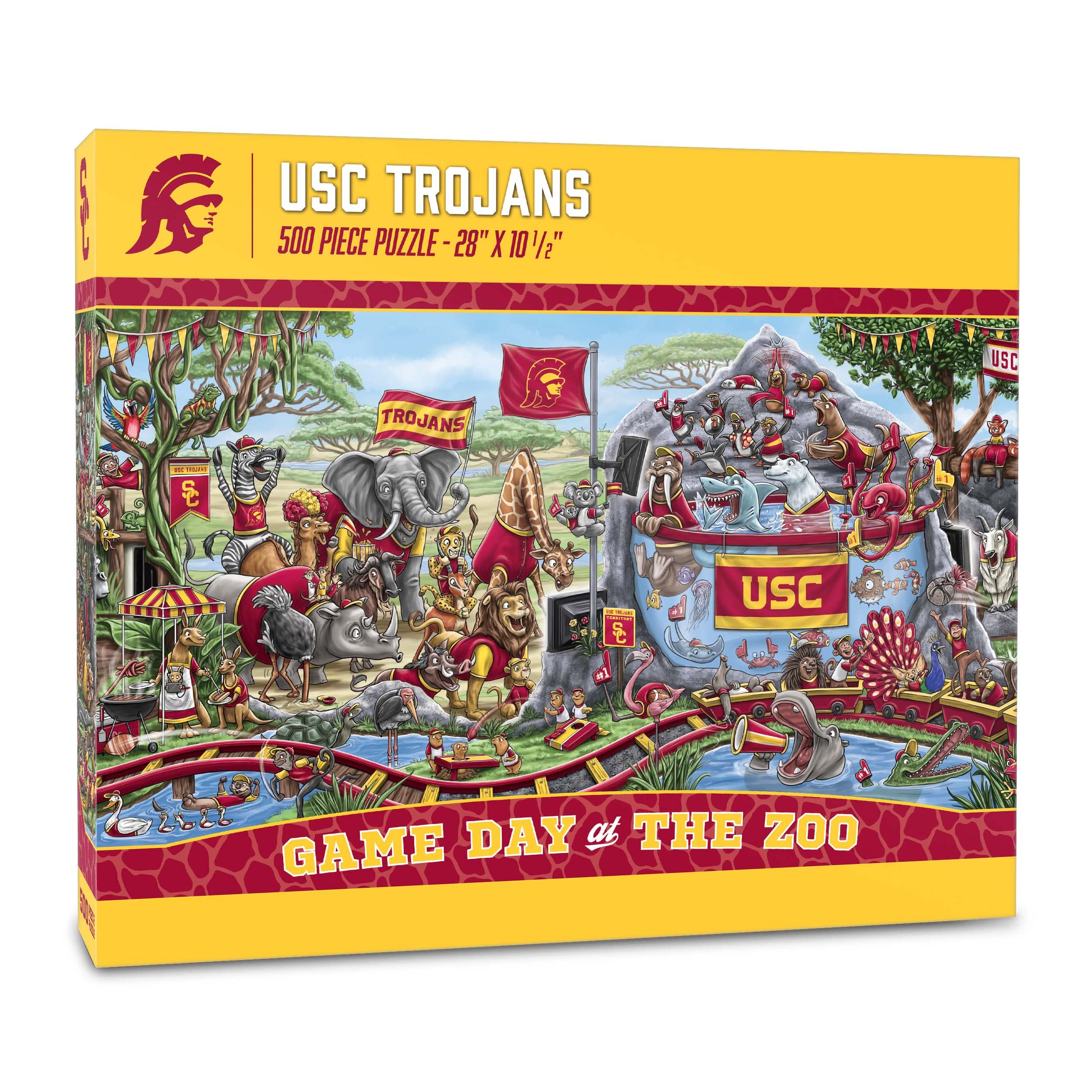 Foto 2 pulgar | Puzzle Youthefan Ncaa Usc Trojans Game Day At The Zoo, 500 Unidades - Venta Internacional.