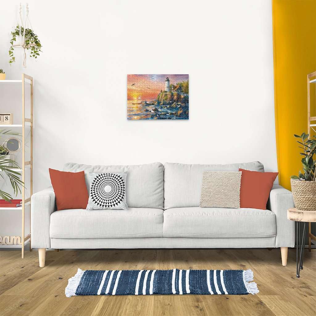 Foto 4 | Rompecabezas Faro De Ravensburger Al Atardecer, 500 Piezas - Venta Internacional.