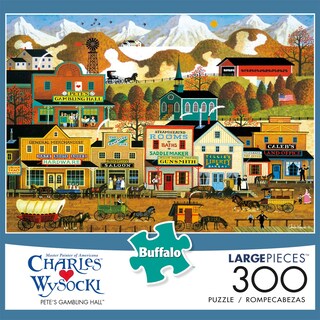 Foto 2 | Rompecabezas Buffalo Games Charles Wysocki Pete's Gambling - Venta Internacional.