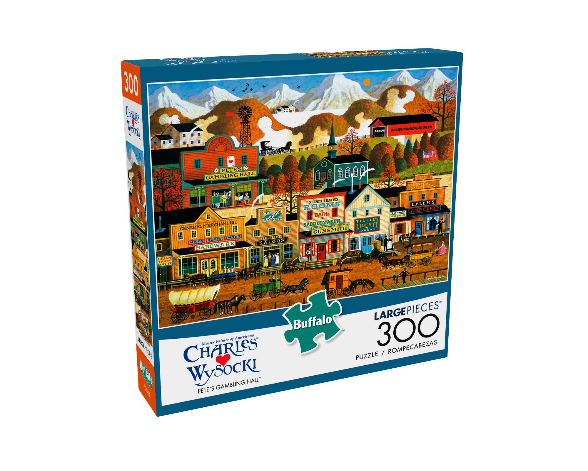 Foto 4 pulgar | Rompecabezas Buffalo Games Charles Wysocki Pete's Gambling - Venta Internacional.