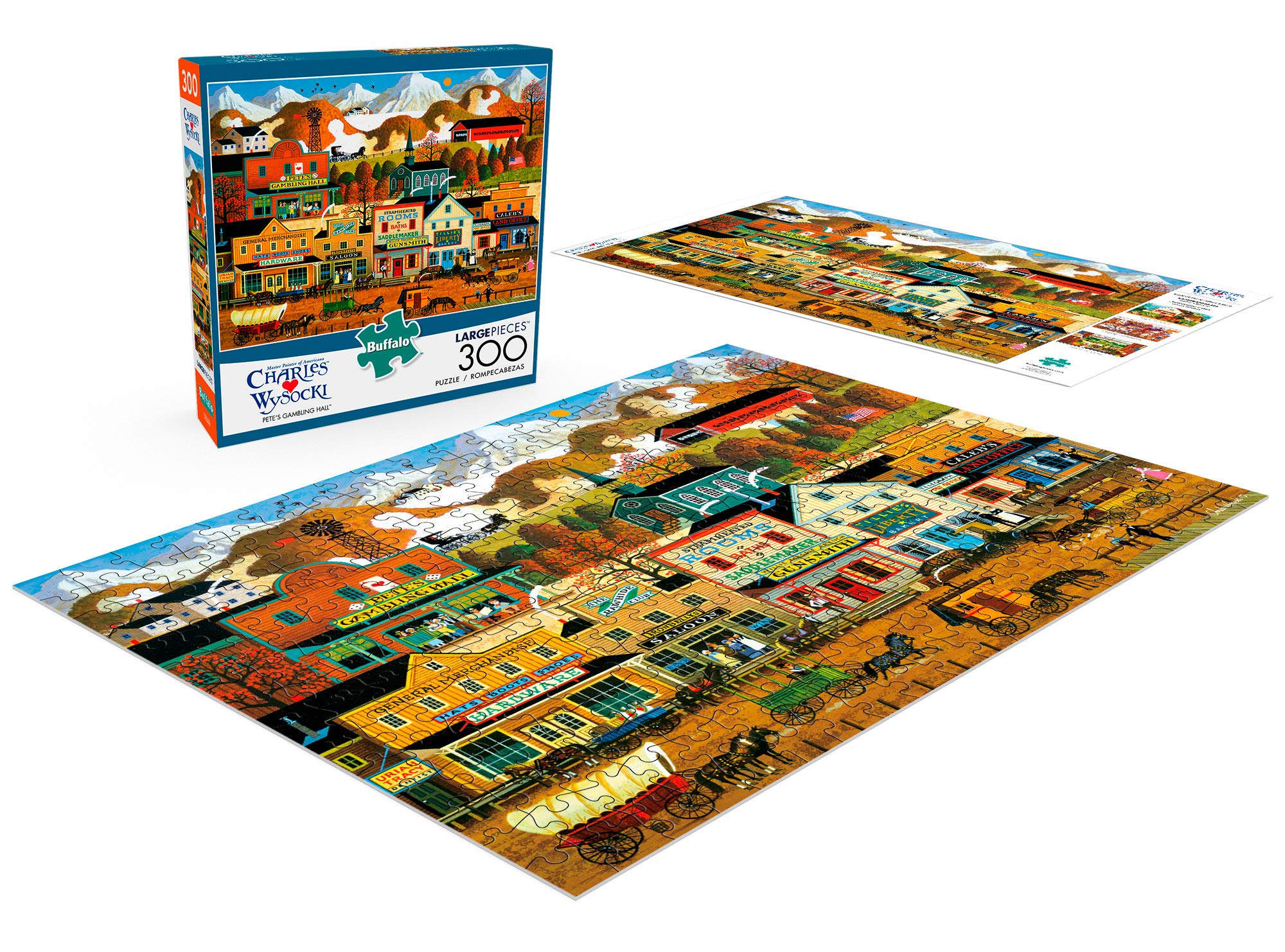 Foto 5 pulgar | Rompecabezas Buffalo Games Charles Wysocki Pete's Gambling - Venta Internacional.