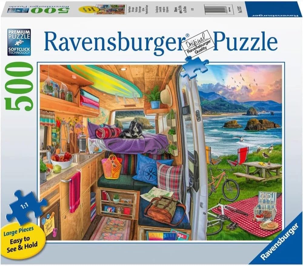 Rompecabezas Ravensburger Rig Views, 500 Piezas - Venta Internacional.
