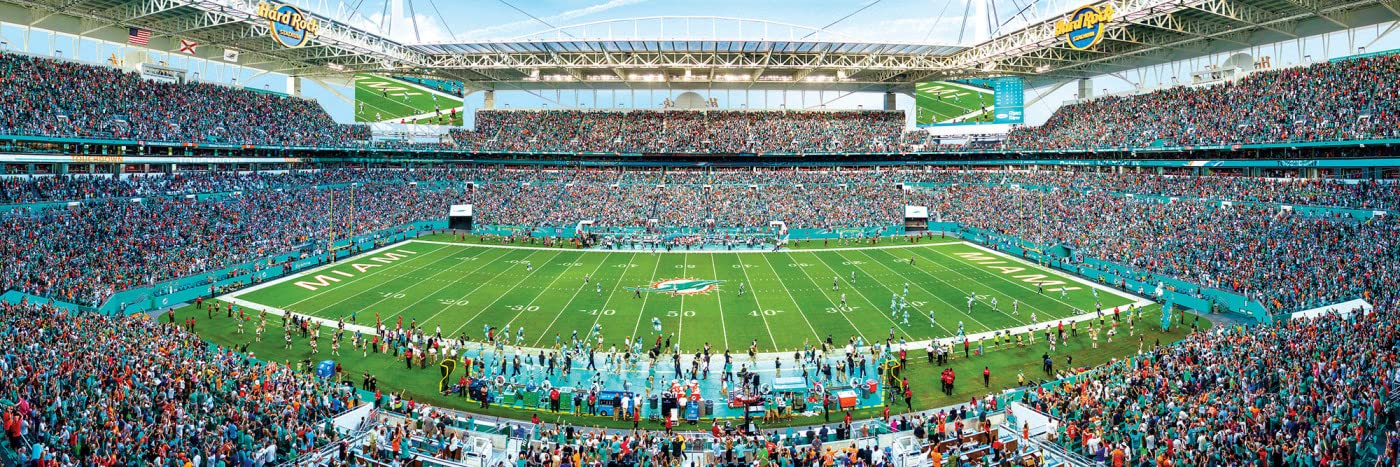 Foto 3 pulgar | Rompecabezas Masterpieces Nfl Miami Dolphins Stadium 1000 Piezas - Venta Internacional.