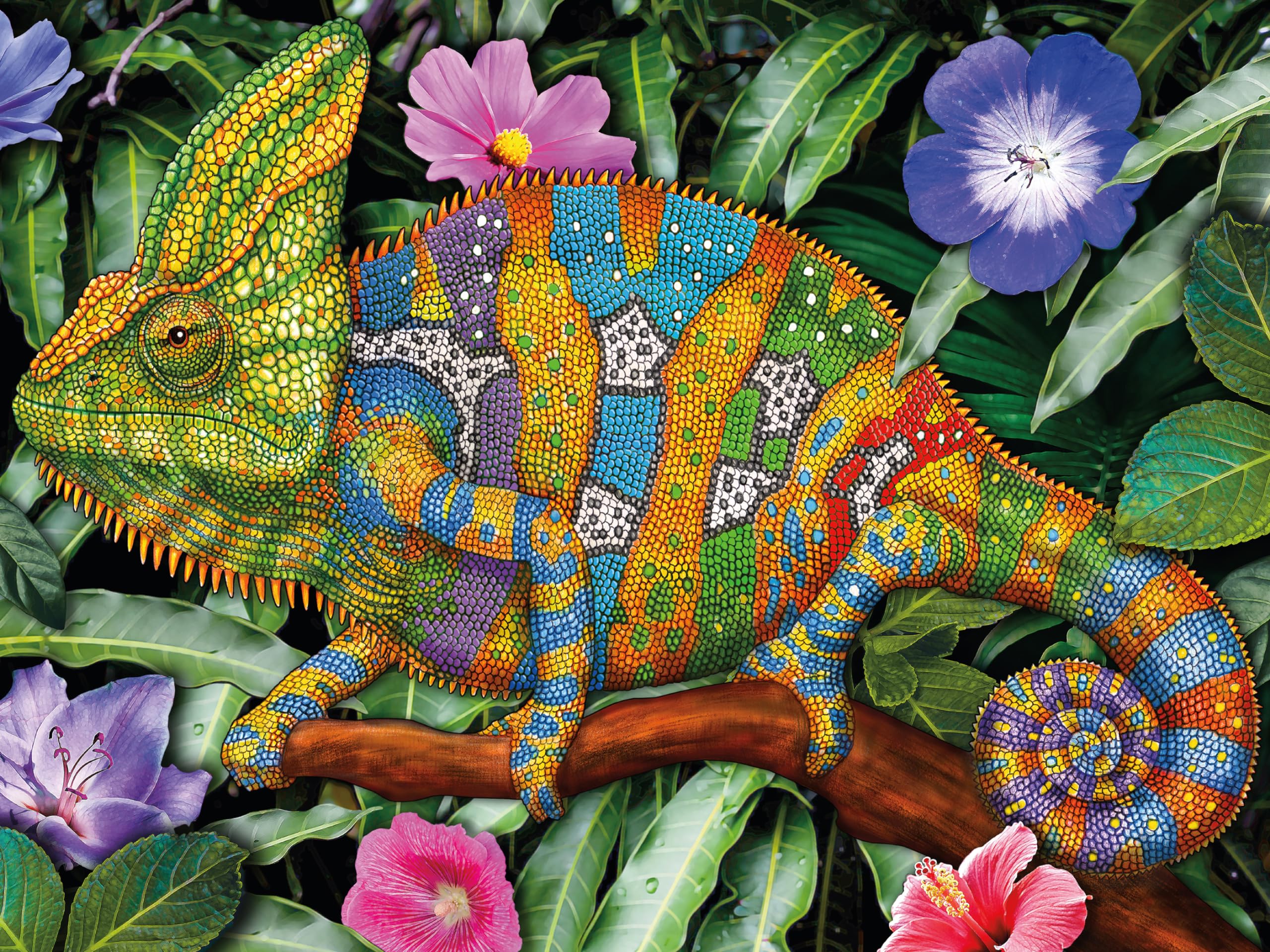 Foto 2 pulgar | Rompecabezas Ceaco Sensory Colorful Chameleon 750 Piezas - Venta Internacional.