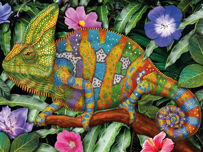 Foto 1 | Rompecabezas Ceaco Sensory Colorful Chameleon 750 Piezas - Venta Internacional.