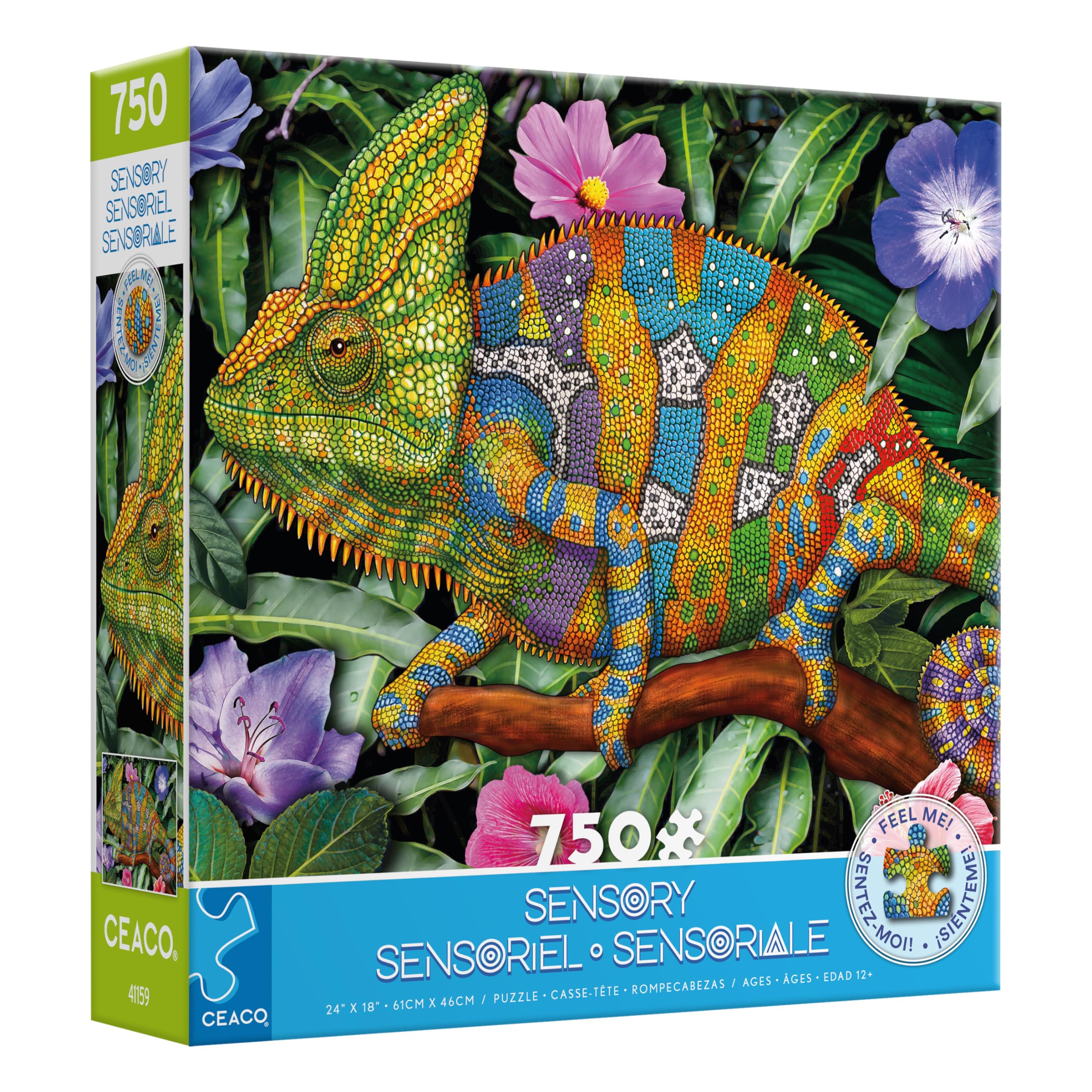 Foto 4 pulgar | Rompecabezas Ceaco Sensory Colorful Chameleon 750 Piezas - Venta Internacional.