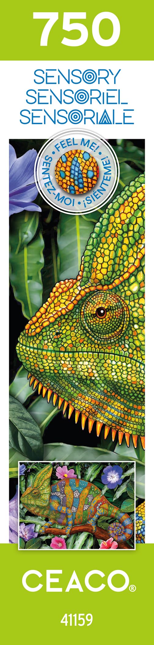 Foto 7 | Rompecabezas Ceaco Sensory Colorful Chameleon 750 Piezas - Venta Internacional.