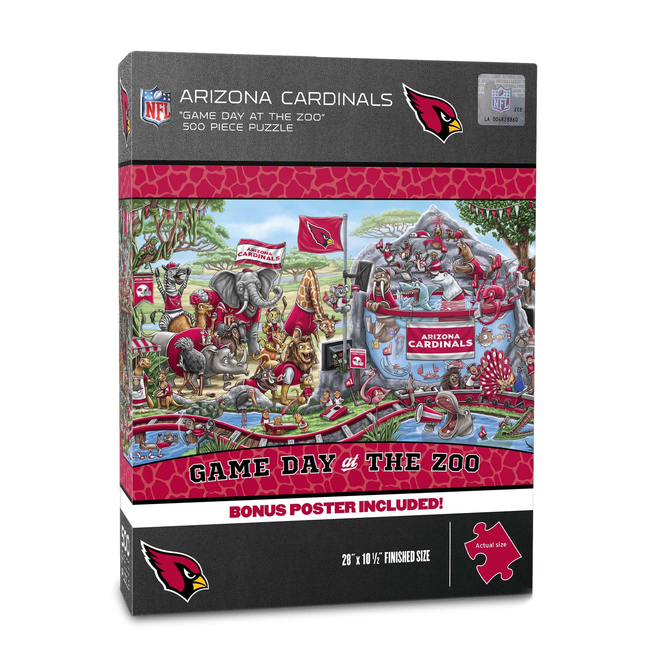 Foto 1 | Puzzle Youthefan: Día Del Partido De Los Arizona Cardinals De La Nfl En El Zoológico - Venta Internacional.