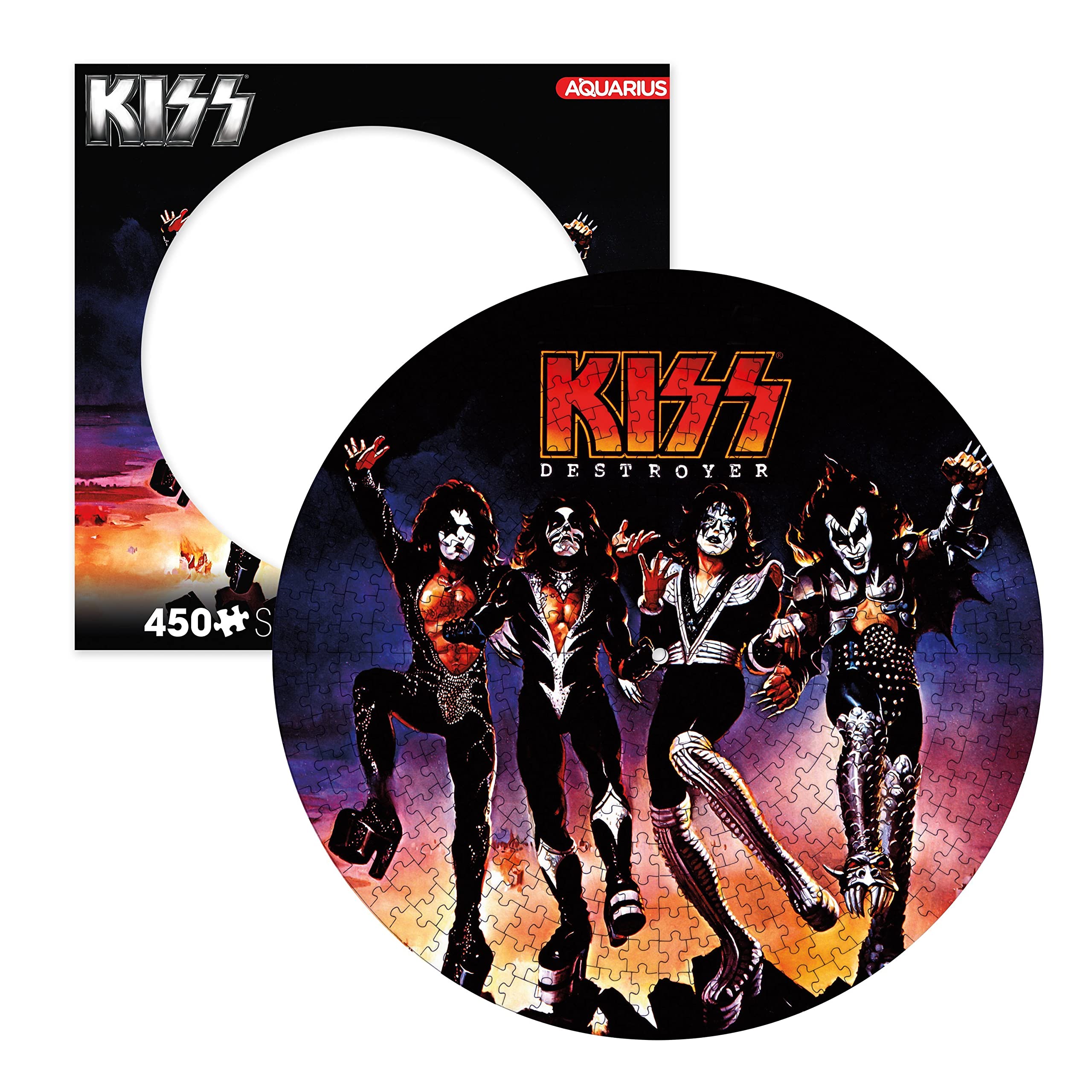 Rompecabezas Aquarius Kiss Destroyer Disc De 450 Piezas - Venta Internacional.