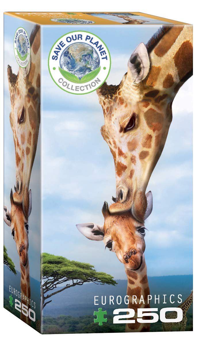 Foto 1 | Puzzle Eurographics Jirafas (salva Nuestro Planeta) 250 Piezas - Venta Internacional.