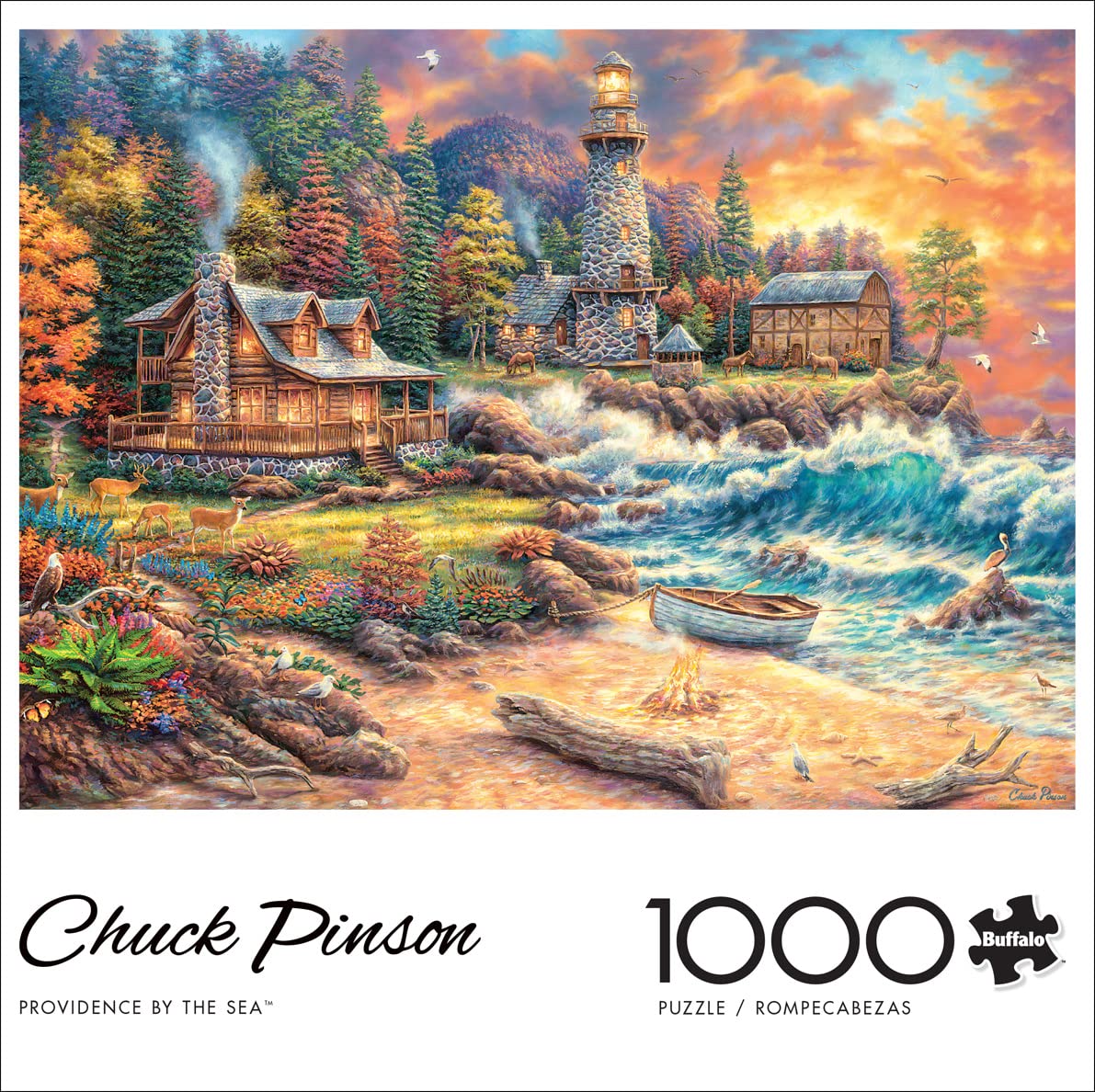 Foto 2 | Rompecabezas Buffalo Games Providence By The Sea 1000 Piezas - Venta Internacional.