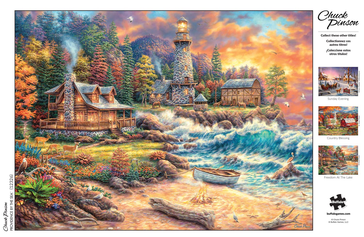 Foto 5 | Rompecabezas Buffalo Games Providence By The Sea 1000 Piezas - Venta Internacional.