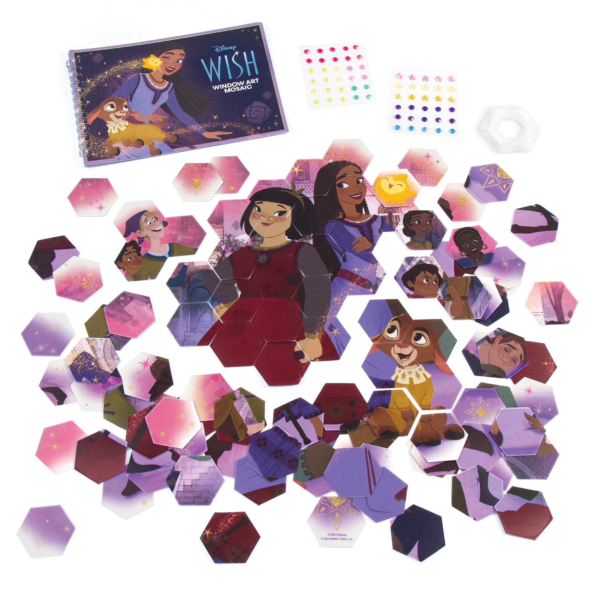 Foto 3 pulgar | Kit De Decoración Para Ventanas Make It Real Disney Wish Con 106 Piezas - Venta Internacional.