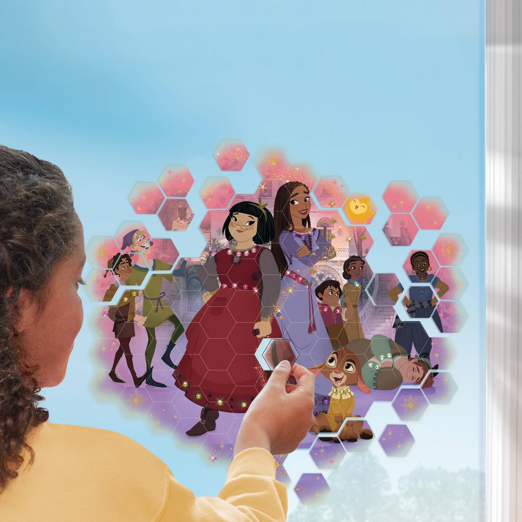 Foto 7 pulgar | Kit De Decoración Para Ventanas Make It Real Disney Wish Con 106 Piezas - Venta Internacional.