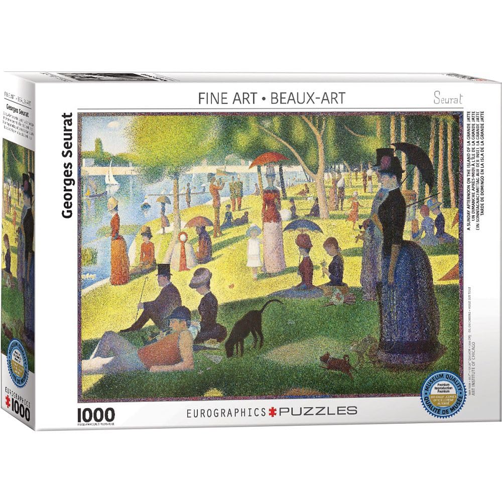 Puzzle Eurographics Un Domingo En La Grande Jatte 1000 Piezas - Venta Internacional.