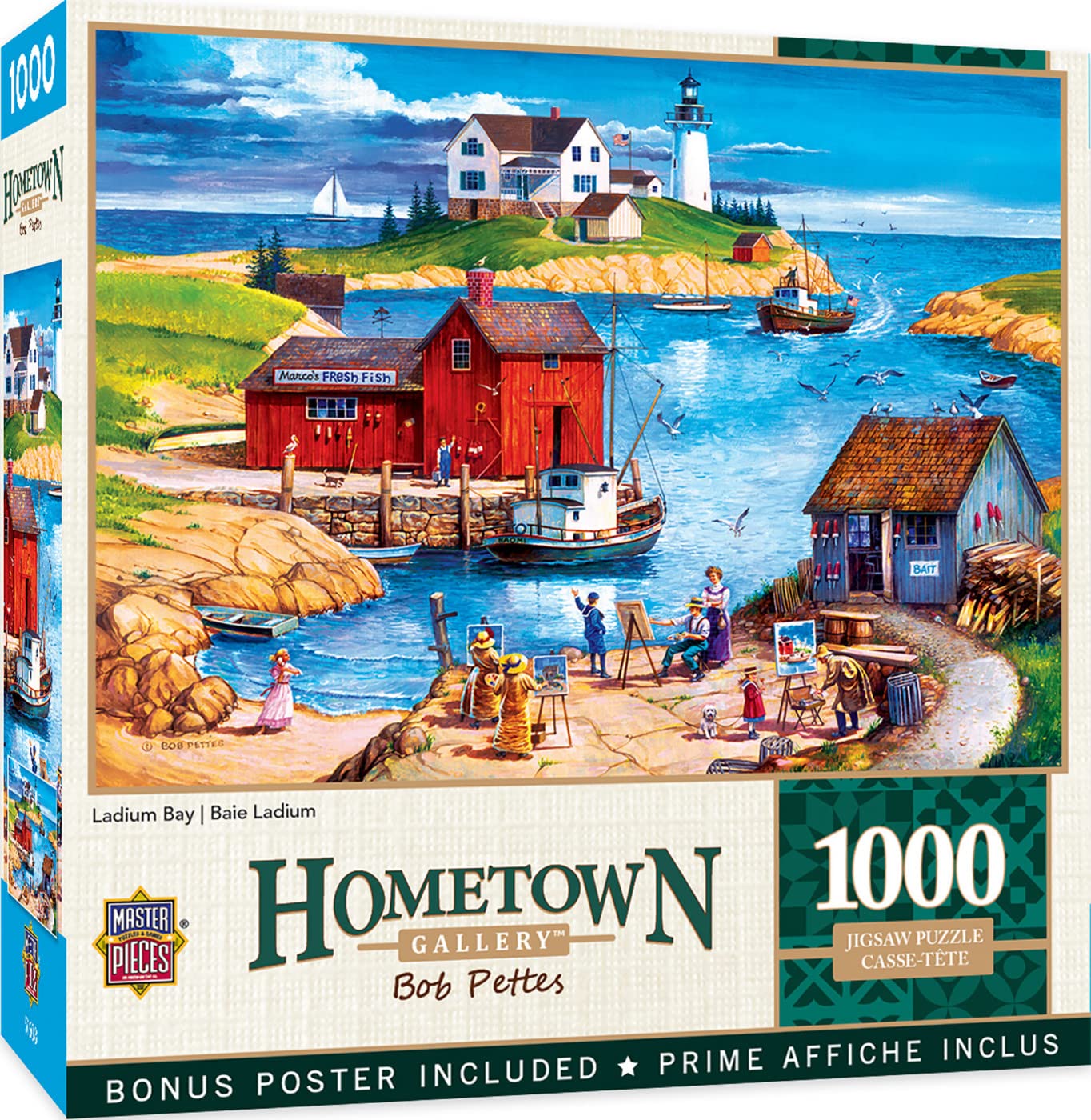 Rompecabezas Masterpieces Ladium Bay 1000 Piezas - Venta Internacional.