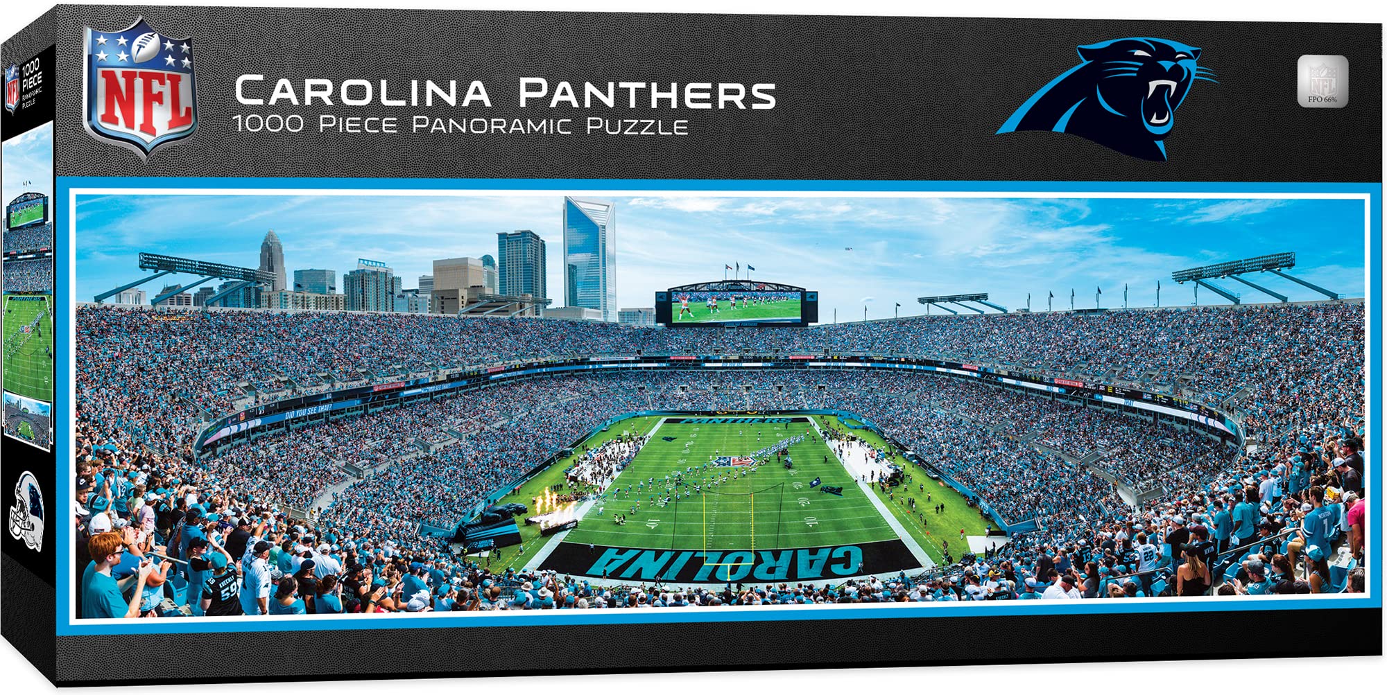 Foto 2 pulgar | Rompecabezas: Piezas Maestras Del Estadio De Los Carolina Panthers De La Nfl - Venta Internacional.