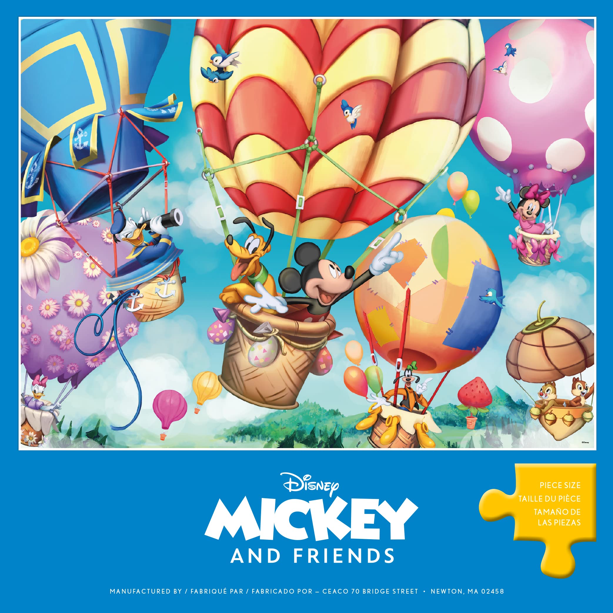 Foto 7 pulgar | Rompecabezas Ceaco Disney Mickey's Air Balloon 300 Piezas - Venta Internacional.