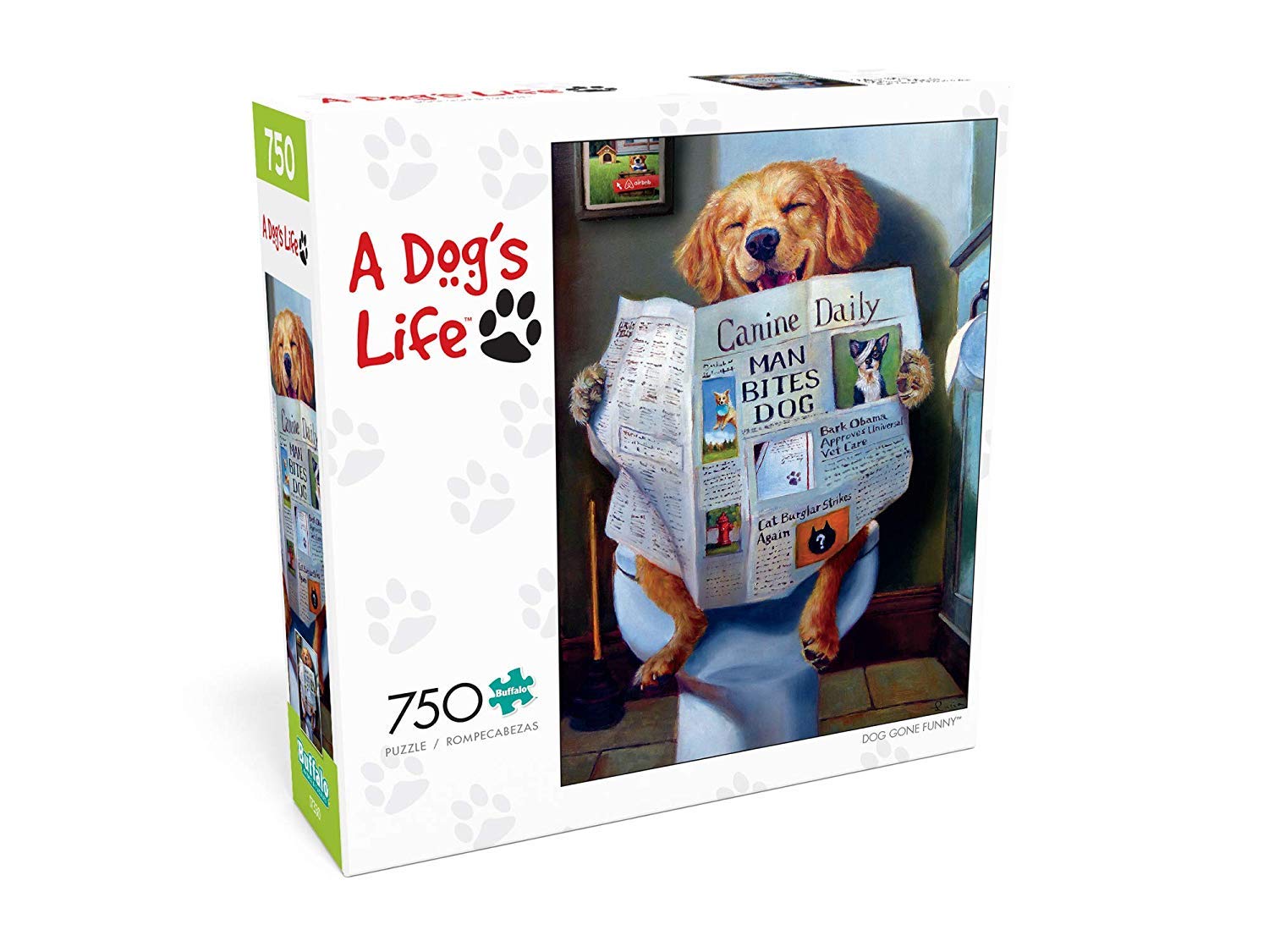 Foto 4 pulgar | Puzle Buffalo Games Dog Gone Funny De 750 Piezas - Venta Internacional.