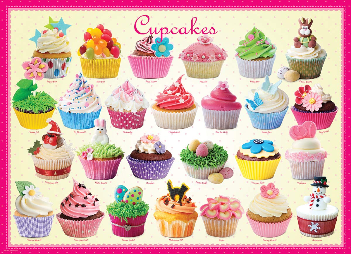 Foto 3 pulgar | Rompecabezas Eurographics Cupcakes de 300 Piezas - Venta Internacional