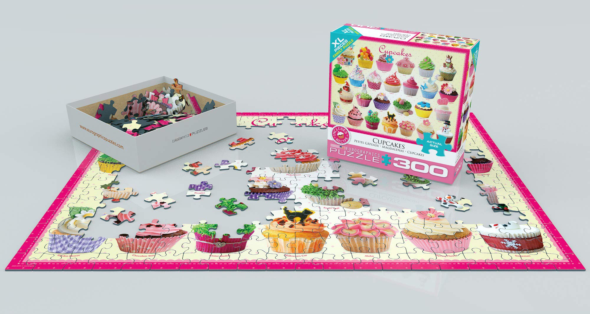 Foto 4 pulgar | Rompecabezas Eurographics Cupcakes de 300 Piezas - Venta Internacional