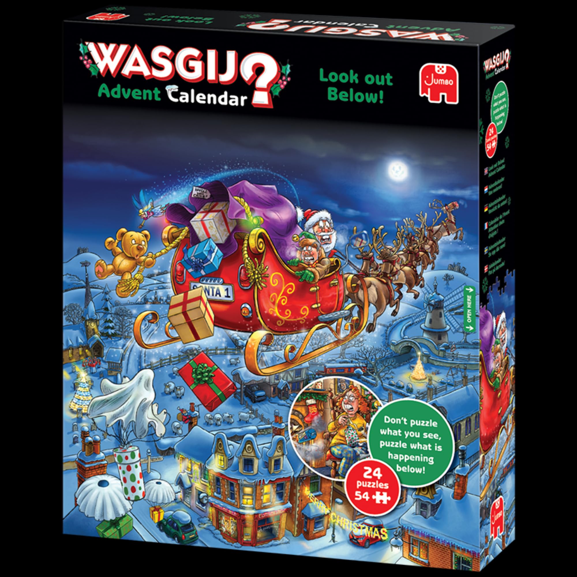 Foto 8 pulgar | ¡el Rompecabezas Del Calendario De Adviento Navideño Wasgij Está Aquí Abajo! - Venta Internacional.