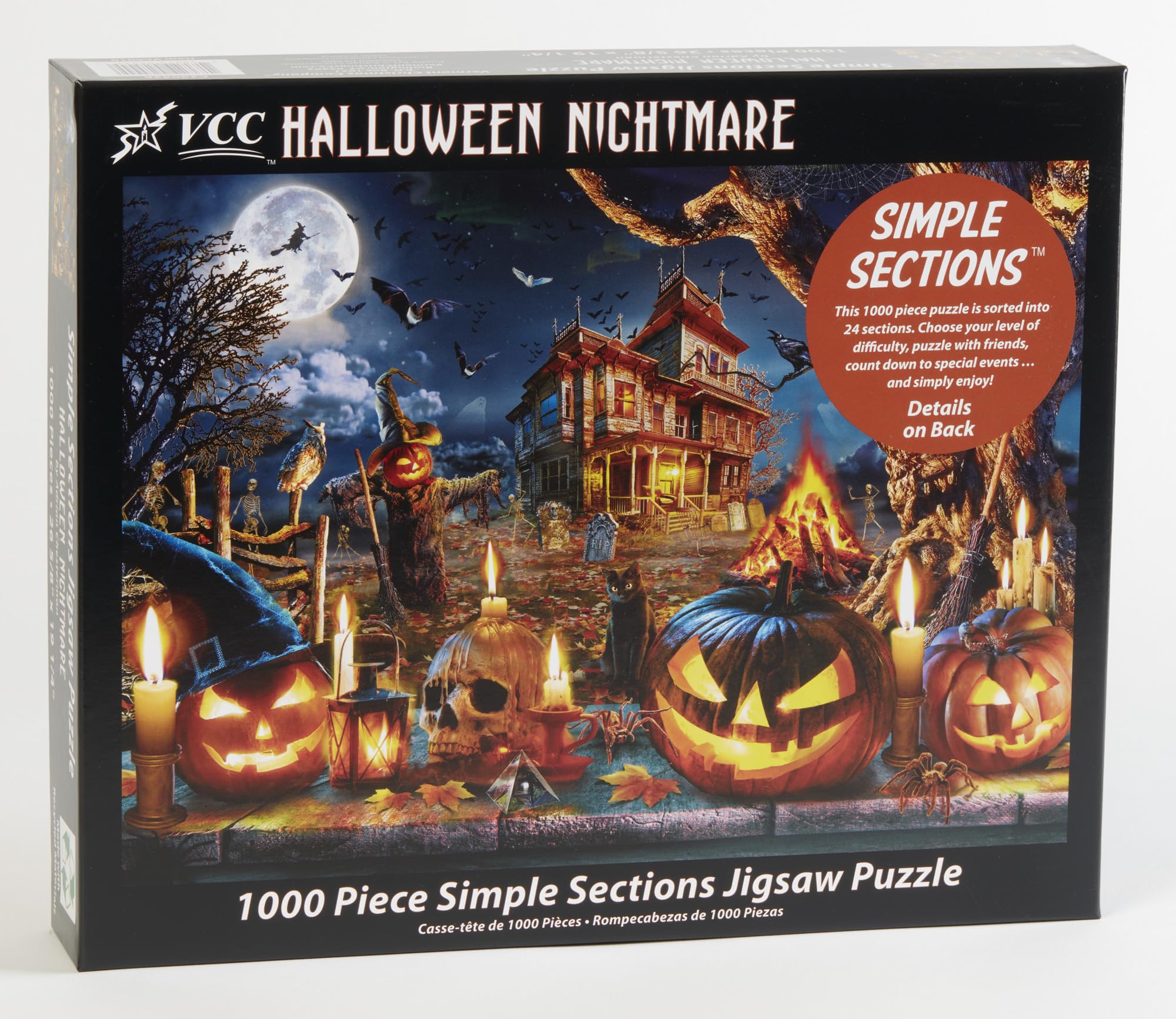 Foto 6 pulgar | Rompecabezas Vermont Christmas Company Halloween 1000 Piezas - Venta Internacional.