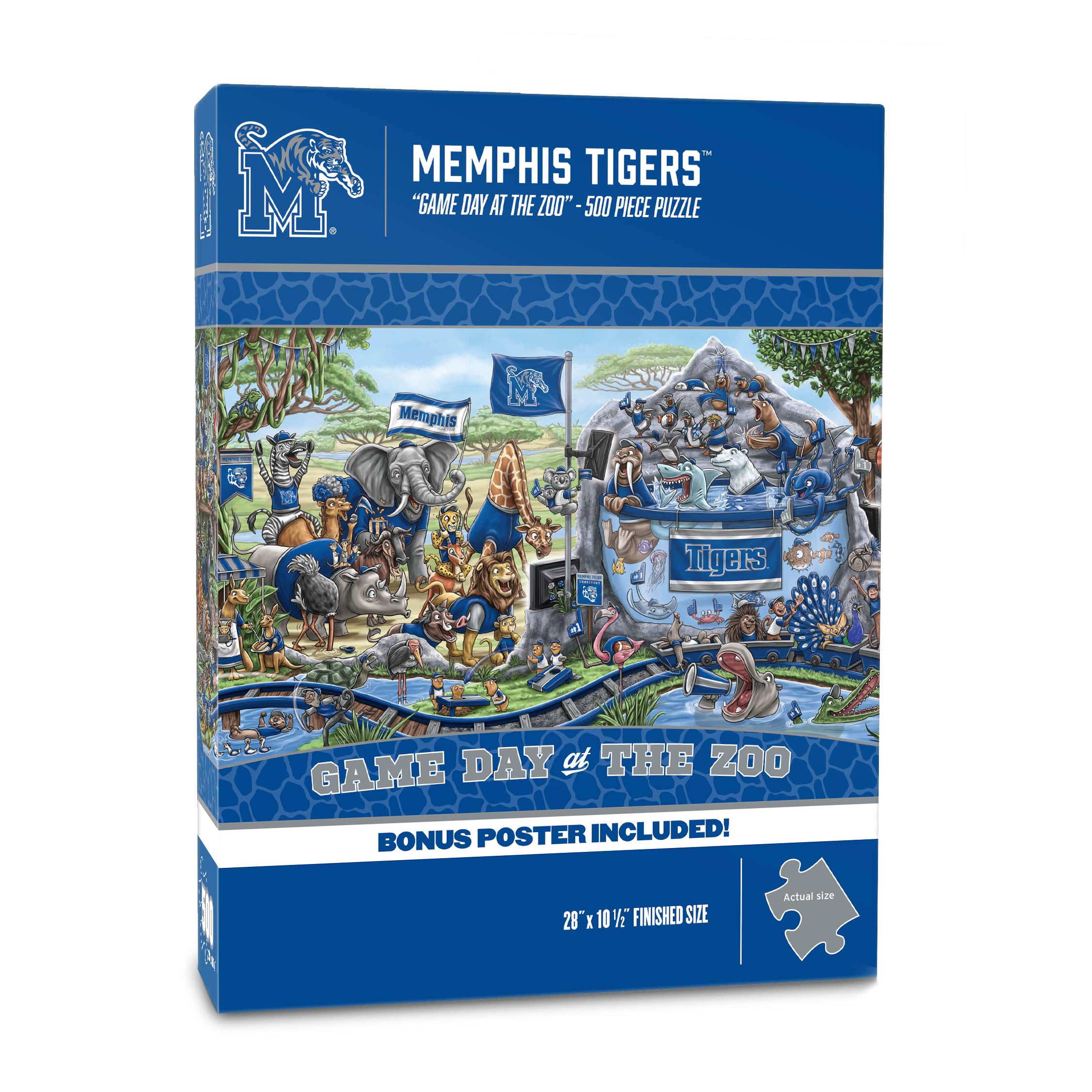 Foto 2 pulgar | Puzzle Youthefan Ncaa Memphis Tigers Game Day At The Zoo, 500 Unidades - Venta Internacional.