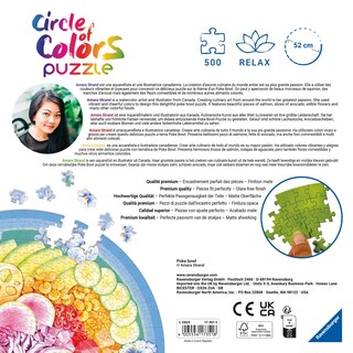 Foto 3 | Rompecabezas Ravensburger Circle Of Colors Poke Bowl, 500 Unidades - Venta Internacional.