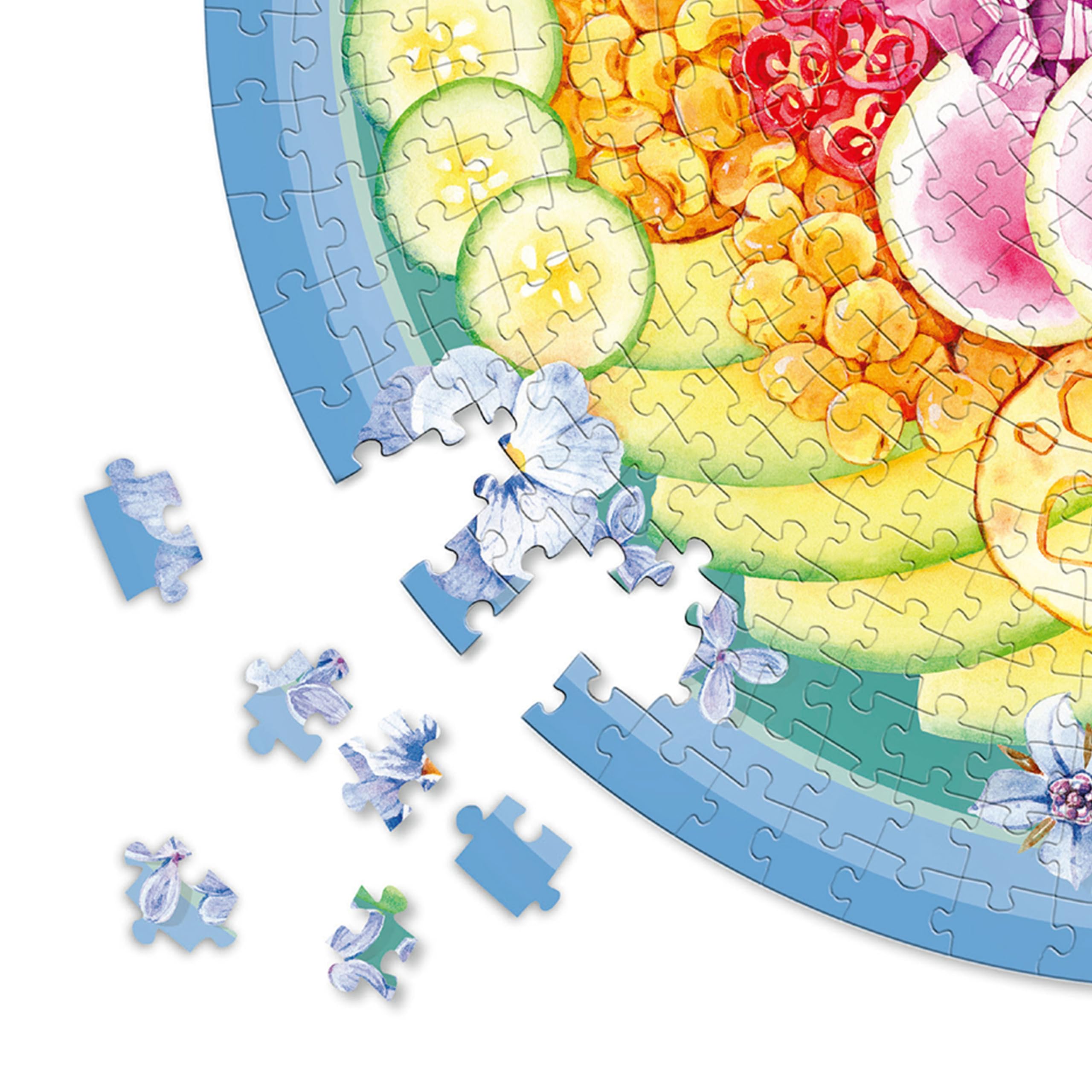 Foto 5 pulgar | Rompecabezas Ravensburger Circle Of Colors Poke Bowl, 500 Unidades - Venta Internacional.