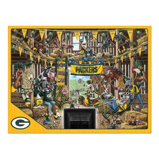 Foto 3 | Ventiladores Puzzle Youthefan Nfl Green Bay Packers Barnyard, 500 Unidades - Venta Internacional.