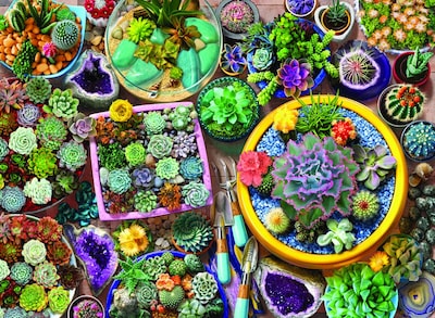 Foto 2 | Rompecabezas De Cactus De Anatolia, 1000 Piezas, Multicolor - Venta Internacional.