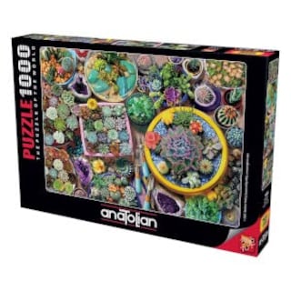 Foto 4 | Rompecabezas De Cactus De Anatolia, 1000 Piezas, Multicolor - Venta Internacional.