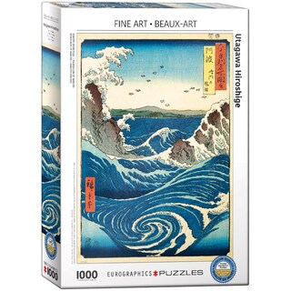 Foto 1 | Rompecabezas Naruto Whirlpool de Utagawa Hiroshige 1000 Piezas - Venta Internacional