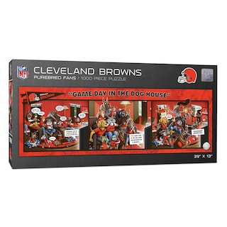 Foto 1 | Puzzle Youthefan Nfl Cleveland Browns Game Day 1000 Unidades - Venta Internacional.