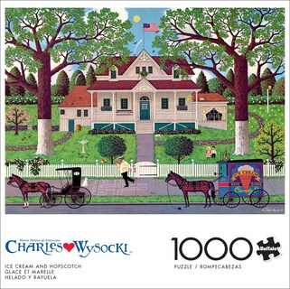Foto 2 | Rompecabezas Buffalo Games Charles Wysocki Ice Cream, 1000 Unidades - Venta Internacional.