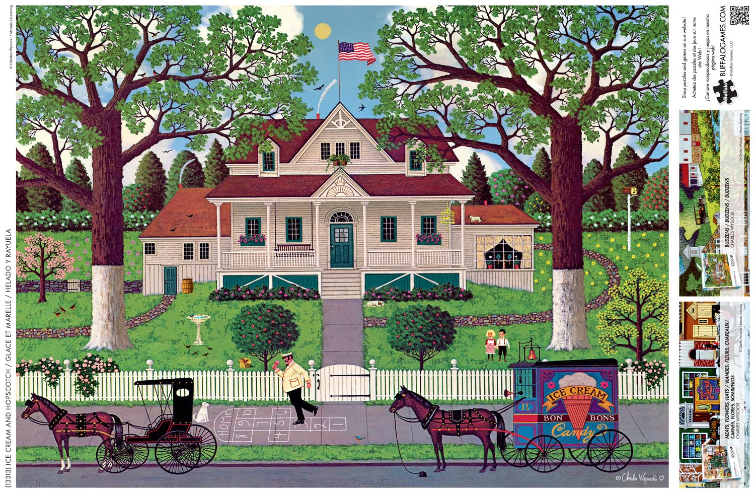 Foto 5 | Rompecabezas Buffalo Games Charles Wysocki Ice Cream, 1000 Unidades - Venta Internacional.