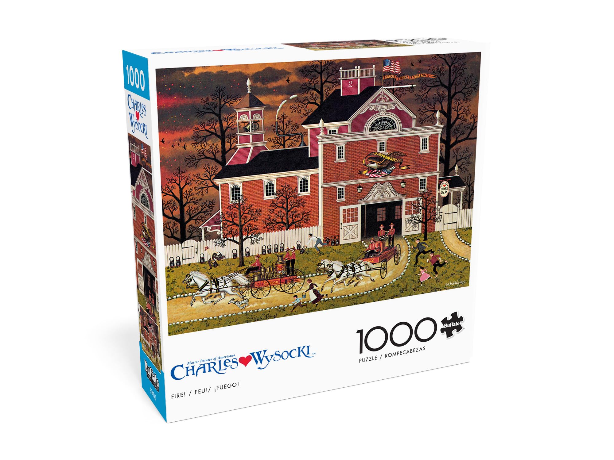 Foto 4 pulgar | Rompecabezas Buffalo Games Charles Wysocki Fire 1000 Piezas - Venta Internacional.