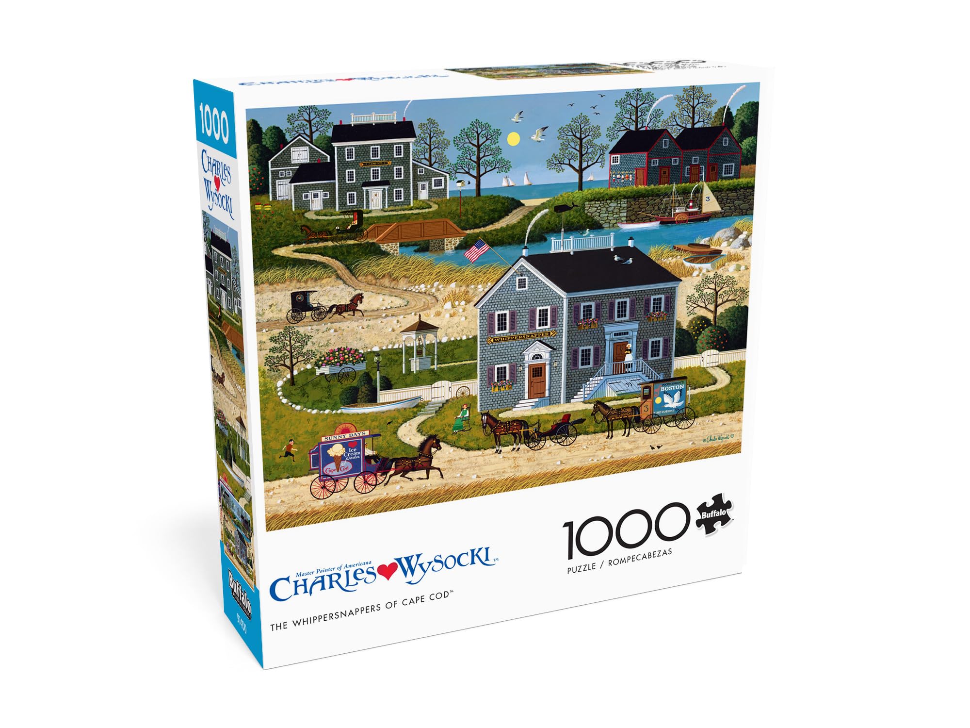 Foto 3 | Rompecabezas Buffalo Games Charles Wysocki 1000 Piezas - Venta Internacional.