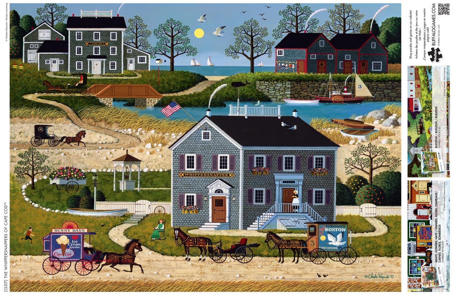 Foto 5 | Rompecabezas Buffalo Games Charles Wysocki 1000 Piezas - Venta Internacional.