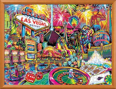 Foto 5 | Rompecabezas MasterPieces Saludos Desde Las Vegas 550 Piezas - Venta Internacional