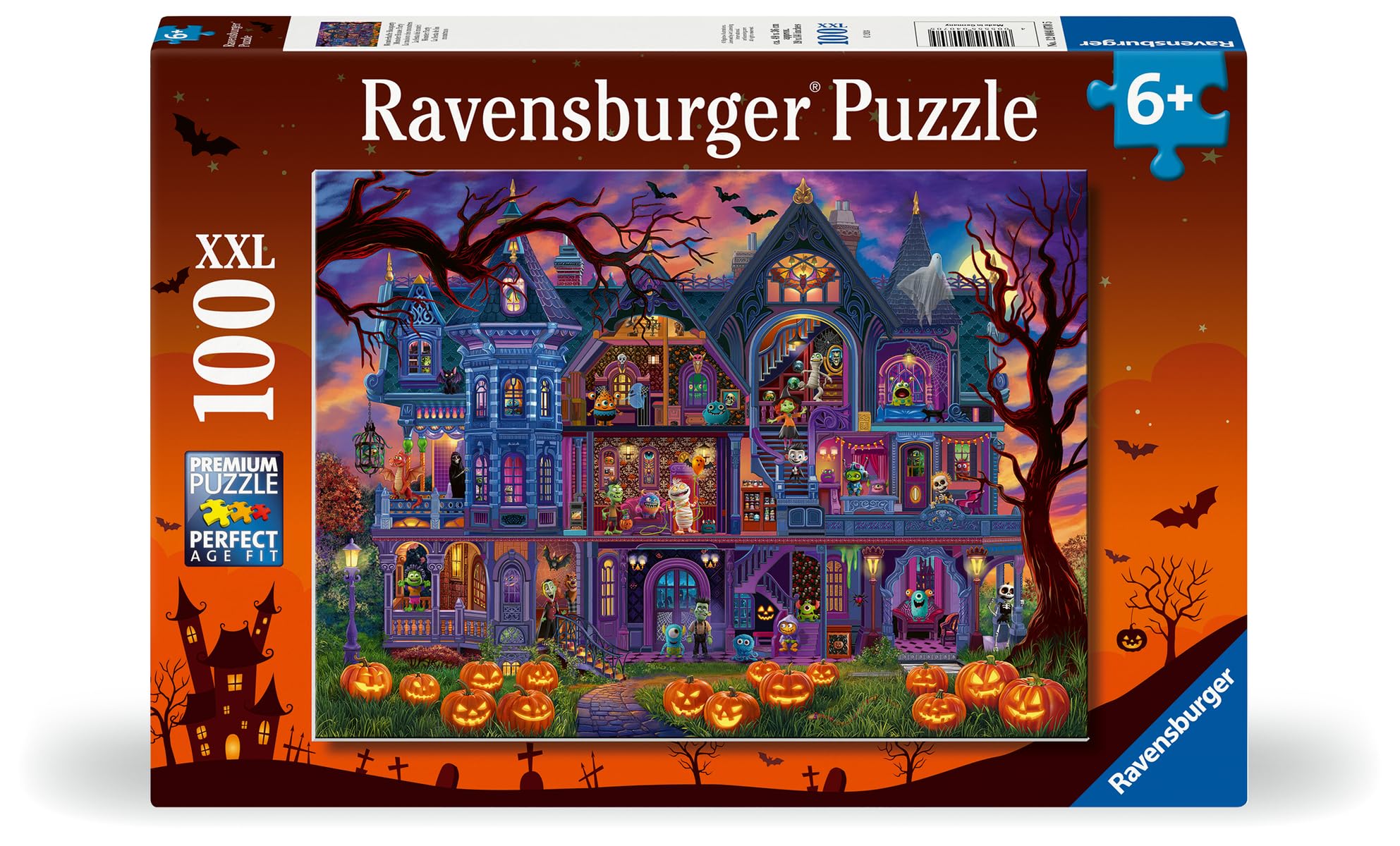 Foto 3 pulgar | Rompecabezas Ravensburger Monster House Party 100 Piezas - Venta Internacional.