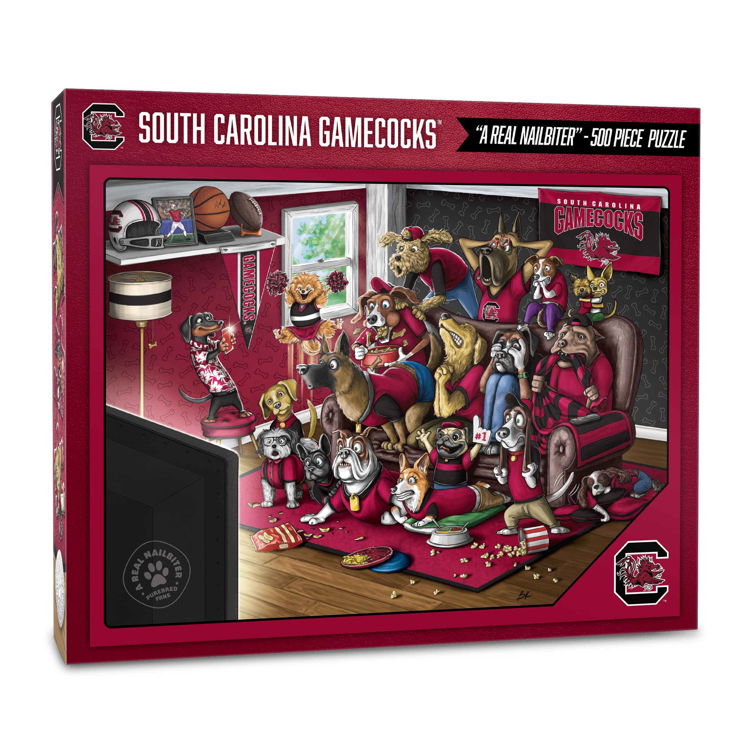 Foto 1 | Puzzle Youthefan, Fanáticos De Raza Pura De Los Gamecocks De La Ncaa De Carolina Del Sur - Venta Internacional.