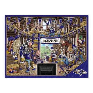 Foto 3 | Puzzle Youthefan Nfl Baltimore Ravens Barnyard Fans, 500 Unidades - Venta Internacional.